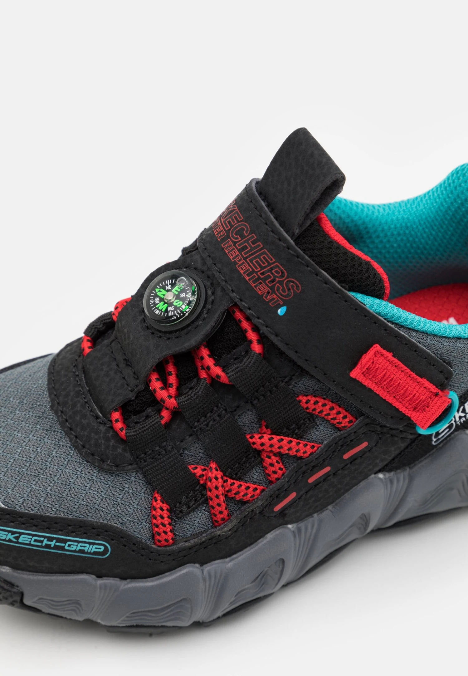 Skechers Velocitrek - Sneakers Laag - Black/Turquoise/Red 6 Skechers Velocitrek - Sneakers Laag - Black/Turquoise/Red - Afbeelding 6