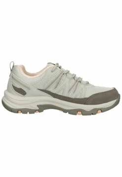 Skechers Sneakers Laag - Taupe Leather Mesh Pink Trim -Aanbiedingen Skechers Winkel 69720b5a4e6643c7bea9adf9d481abe1