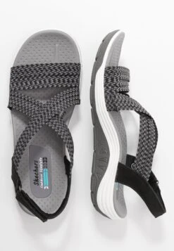 Skechers Reggae Cup - Outdoorsandalen - Black/Grey Gore -Aanbiedingen Skechers Winkel 6b6a47b062094ef699a7cd8dc252e21c