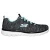 Skechers Graceful Twisted Fortune Damen Sc - Sneakers Laag - Bktq Black/Turquiose