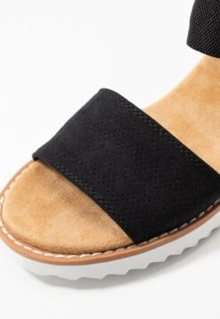 Skechers Desert Kiss - Sandalen Met Sleehak - Black -Aanbiedingen Skechers Winkel 6d8fe41590764e059e2e085df5a5bc0f