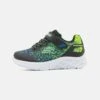 Skechers Microspec Ii - Sneakers Laag - Black/Blue/Lime