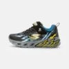 Skechers Light Storm - Sneakers Laag - Black Synthetic/ Textile/ Blue & Yellow Trim