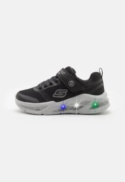 Skechers Lighted Gore Strap- Sneakers Laag - Black/Grey