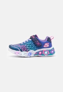 Skechers Sweetheart Lights - Sneakers Laag - Navy/Multi-Coloured Glitter/Multi-Coloured