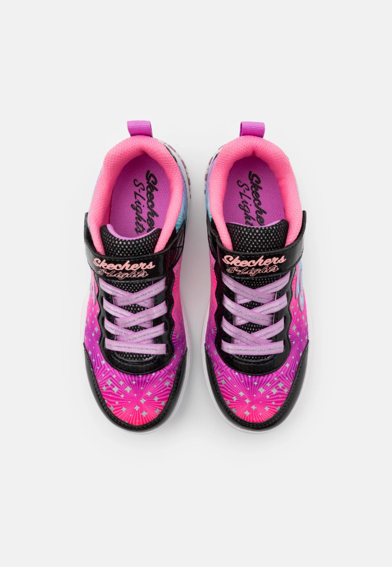 Skechers Power Petals - Sneakers Laag - Black/Multicolor 4 Skechers Power Petals - Sneakers Laag - Black/Multicolor - Afbeelding 4