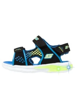 Skechers E-Ii Beach Glower - Outdoorsandalen - Black/Blue/Royal/Lime