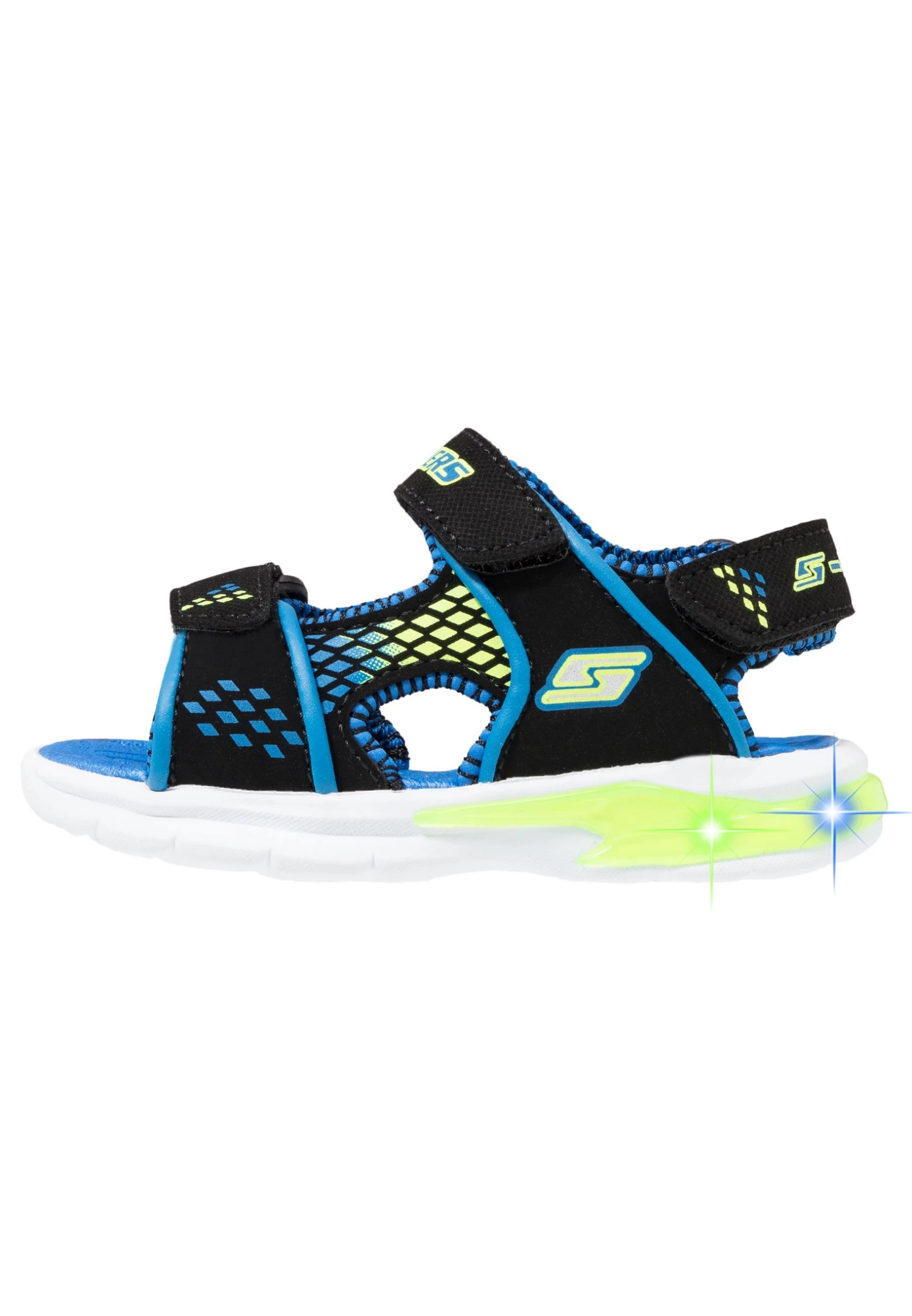 Skechers E-Ii Beach Glower - Outdoorsandalen - Black/Blue/Royal/Lime 1 Skechers E-Ii Beach Glower - Outdoorsandalen - Black/Blue/Royal/Lime