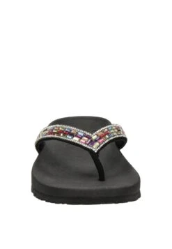 Skechers Meditation Archfit - Teensandalen - Zwart -Aanbiedingen Skechers Winkel 7f6707cfc7c94967a81beefa02a32264