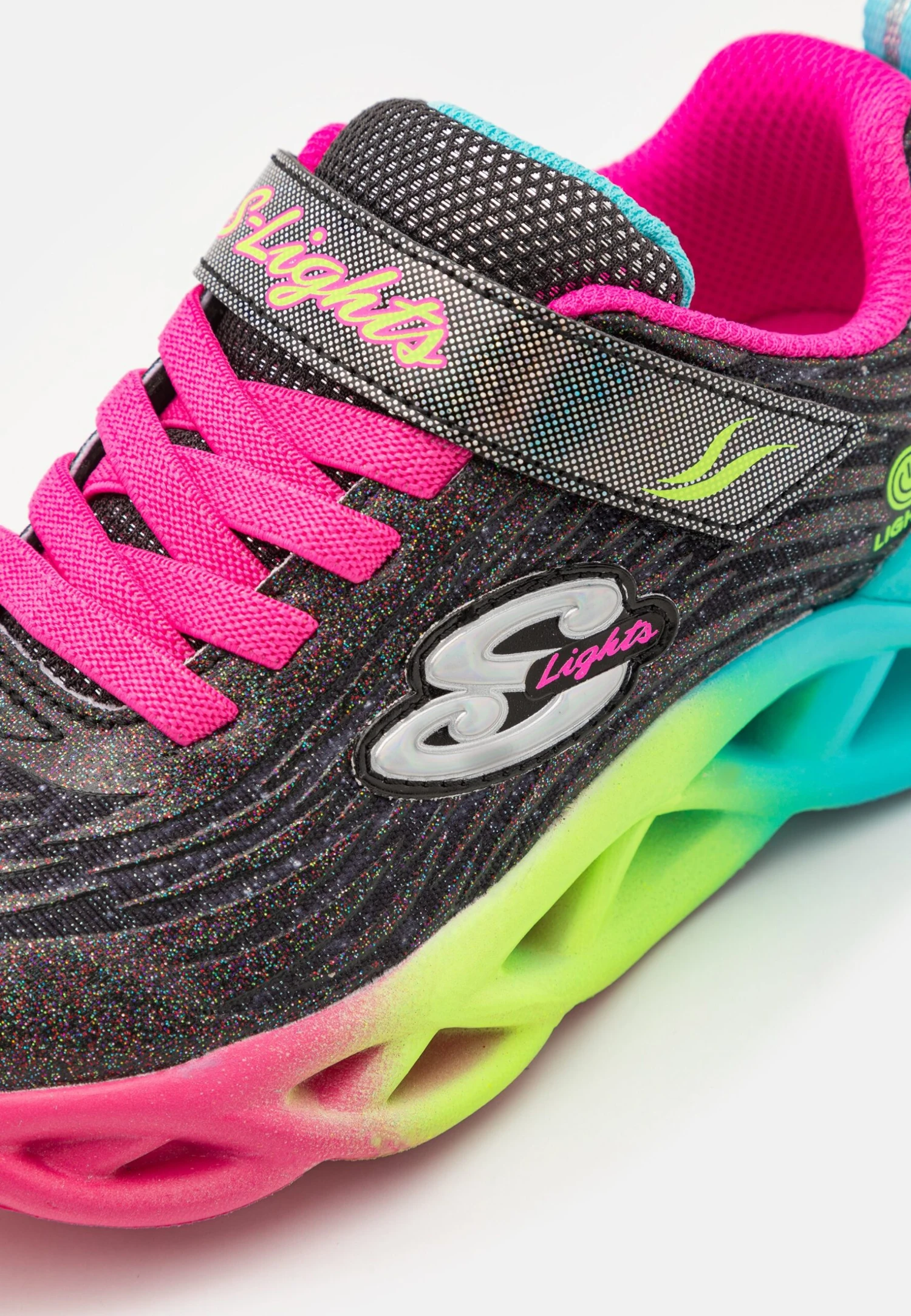 Skechers Twisty Brights - Sneakers Laag - Black/Multi Trim 6 Skechers Twisty Brights - Sneakers Laag - Black/Multi Trim - Afbeelding 6