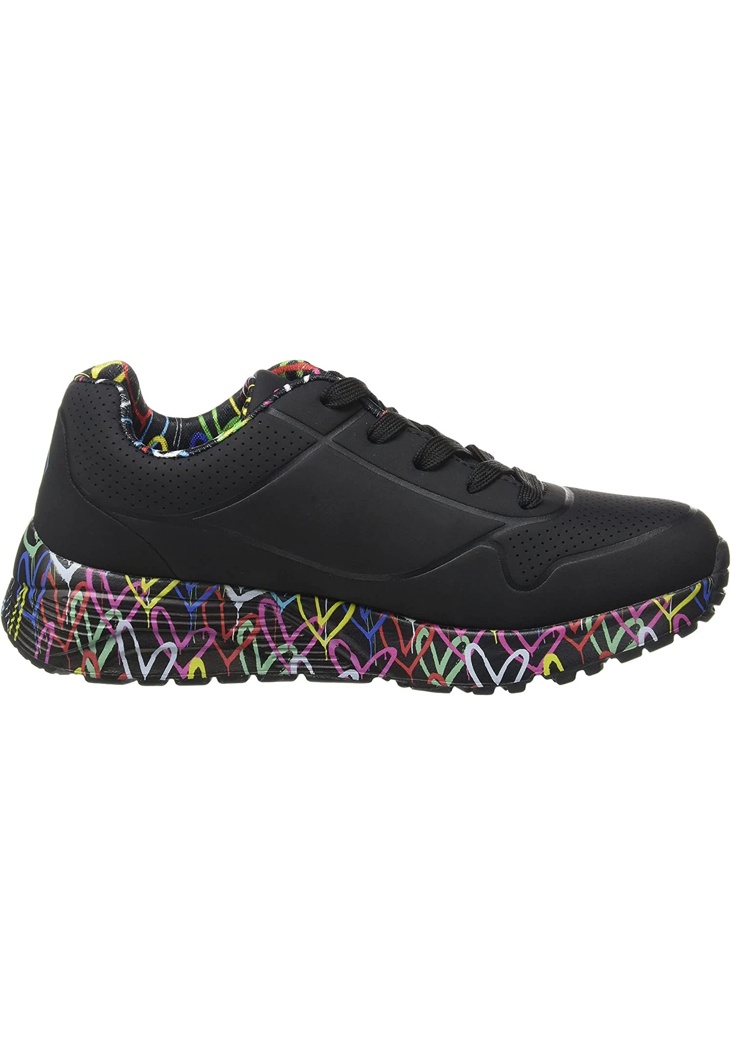 Skechers Street Uno Lite - Lovey Luv - Sneakers Laag - Bkmt Black Multi 1 Skechers Street Uno Lite - Lovey Luv - Sneakers Laag - Bkmt Black Multi