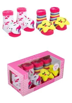 Skechers Baby Animal Unisex 2 Pack - Sokken - Pink