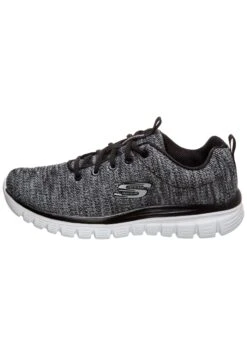 Skechers Sneakers Laag - Schwarz / Weiß