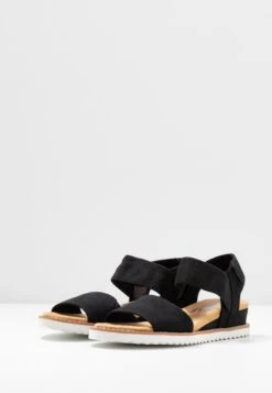 Skechers Desert Kiss - Sandalen Met Sleehak - Black -Aanbiedingen Skechers Winkel 8761fc7ddc264470a7ad0ce7f4533968