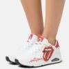 Skechers Uno - Sneakers Laag - White/Red