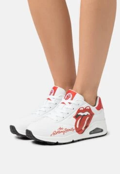 Skechers Uno - Sneakers Laag - White/Red