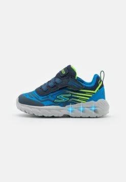 Skechers Magna Lights - Sneakers Laag - Navy/Blue/Lime