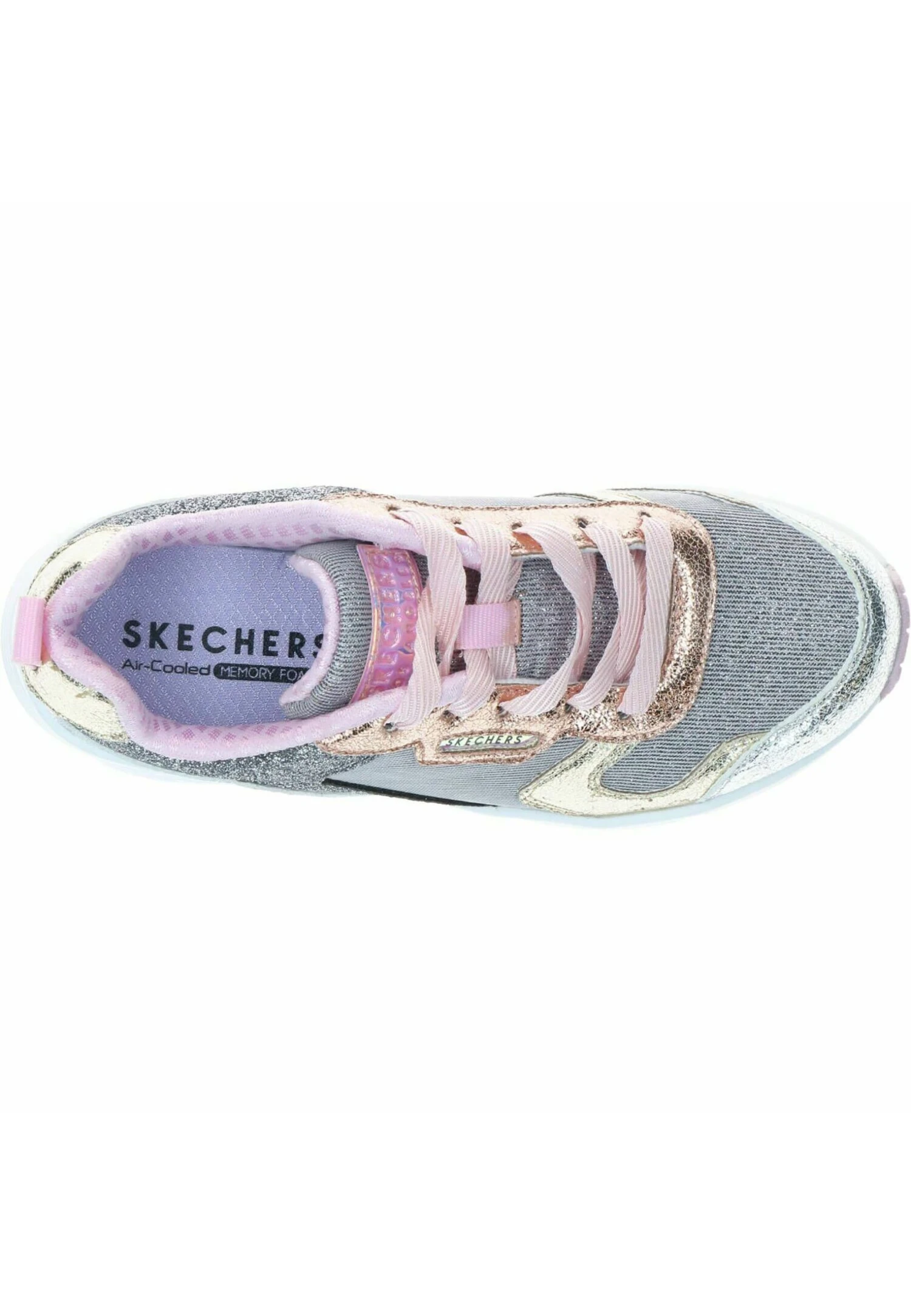 Skechers Sneakers Laag - Gumt Silver Grey 5 Skechers Sneakers Laag - Gumt Silver Grey - Afbeelding 5