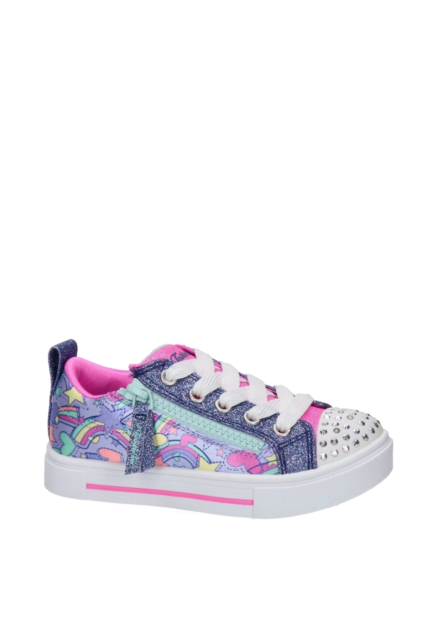Skechers Twinkle Sparks- Sneakers Laag - Blauw 2 Skechers Twinkle Sparks- Sneakers Laag - Blauw - Afbeelding 2