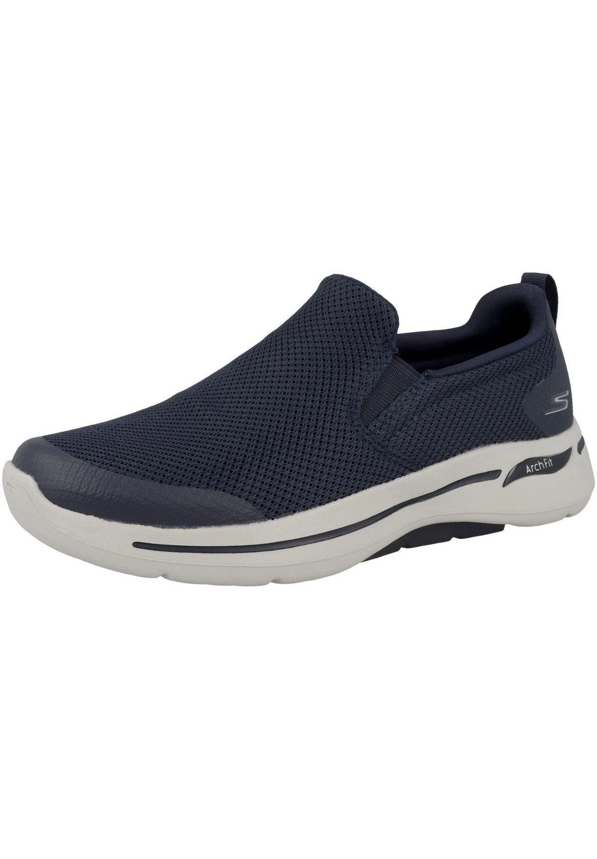 Skechers Go Walk Arch Fit - Instappers - Navy Gray 2 Skechers Go Walk Arch Fit - Instappers - Navy Gray - Afbeelding 2
