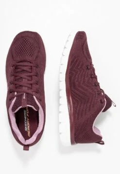 Skechers Graceful - Sneakers Laag - Wine/Lavender Trim -Aanbiedingen Skechers Winkel 99a4f61c54f944028f4482475067e660