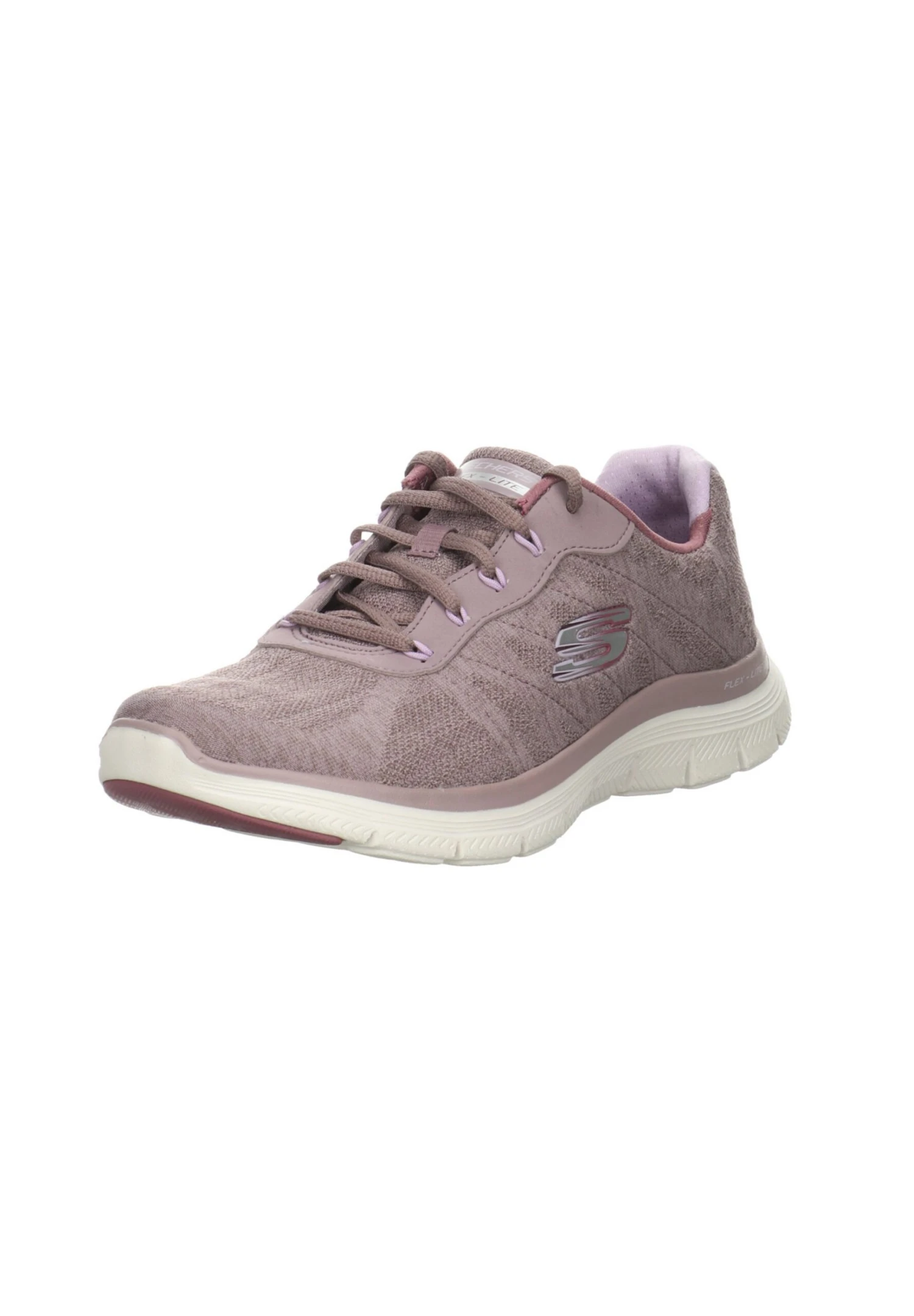 Skechers Schnürhalb Fresh Move - Sneakers Laag - Mauve 8 Skechers Schnürhalb Fresh Move - Sneakers Laag - Mauve - Afbeelding 8