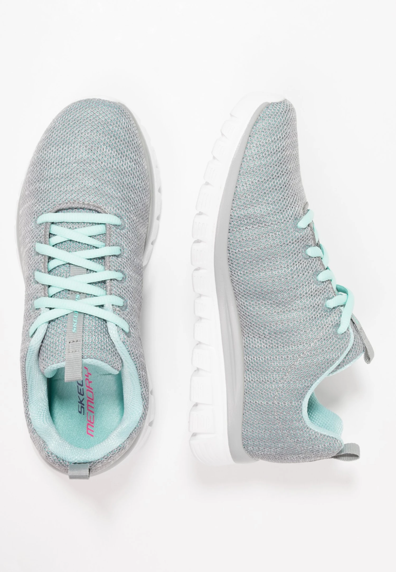 Skechers Graceful - Sneakers Laag - Gray/Mint 4 Skechers Graceful - Sneakers Laag - Gray/Mint - Afbeelding 4