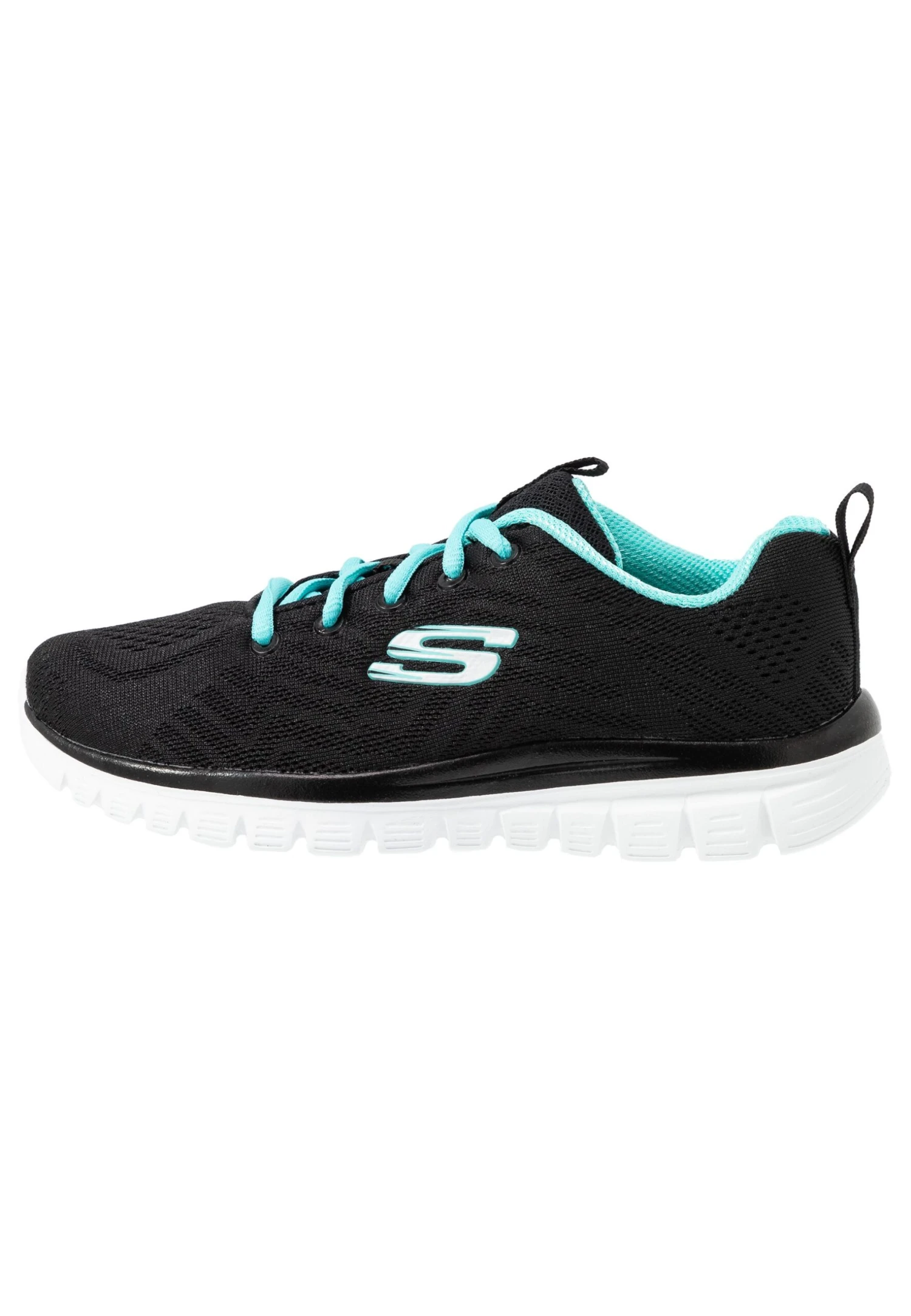 Skechers Graceful - Sneakers Laag - Black/Turquoise 2 Skechers Graceful - Sneakers Laag - Black/Turquoise - Afbeelding 2