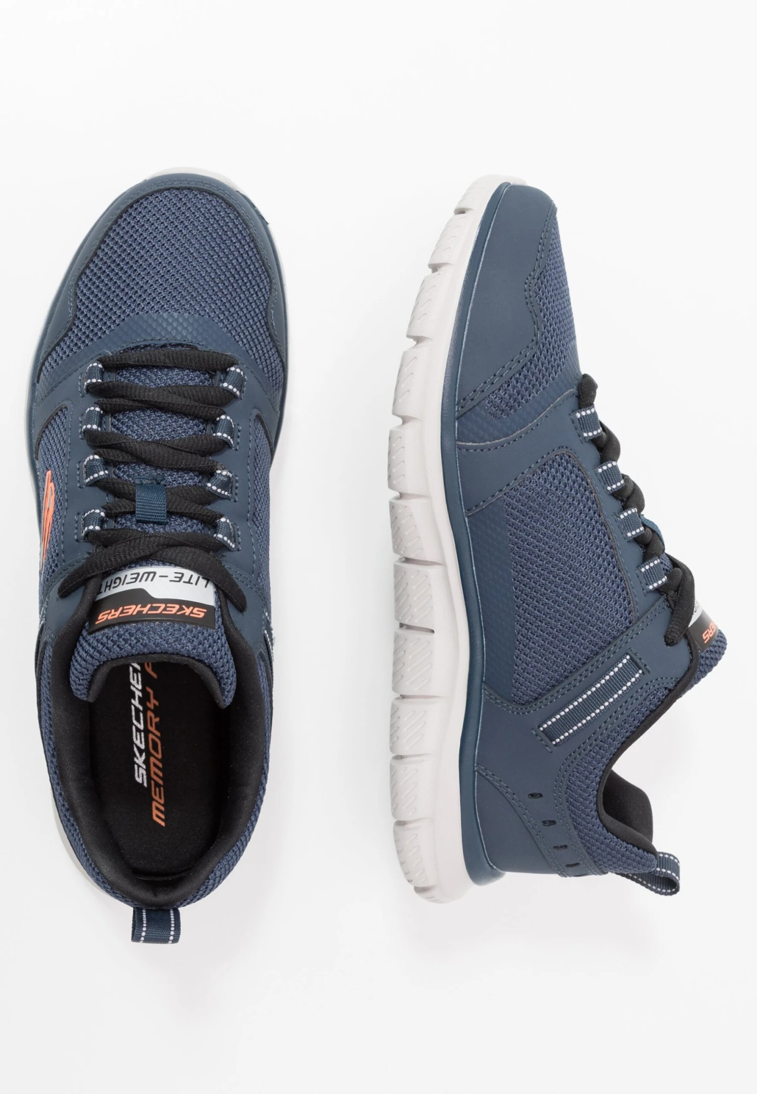 Track - Sneakers Laag - Navy/Orange 2 Track - Sneakers Laag - Navy/Orange - Afbeelding 2