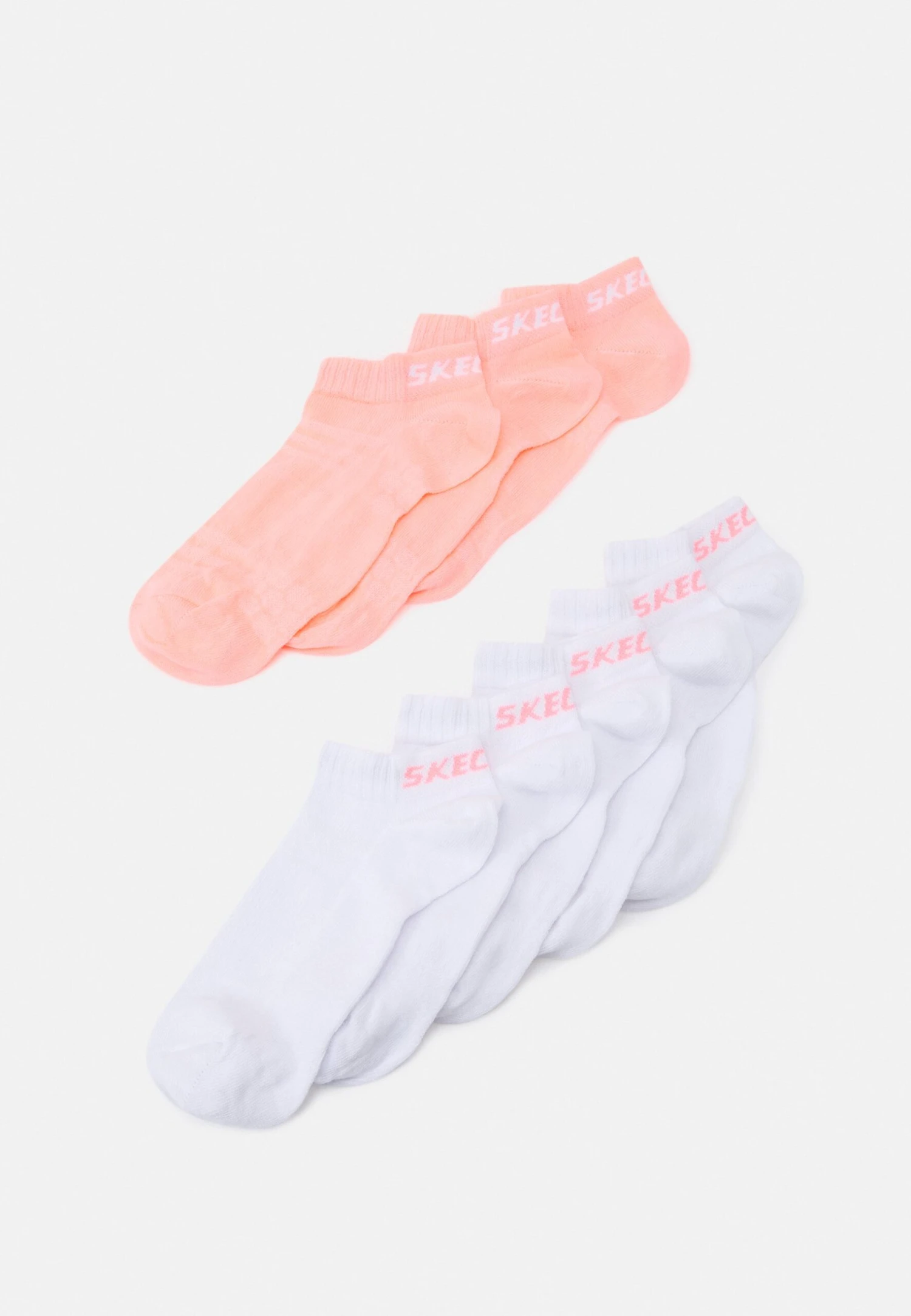 Skechers Basic Sneaker Ventilation 8 Pack - Sokken - Dusty Coral 1 Skechers Basic Sneaker Ventilation 8 Pack - Sokken - Dusty Coral