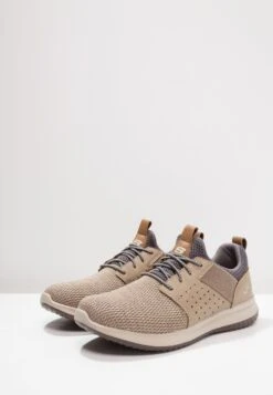 Skechers Delson - Instappers - Taupe -Aanbiedingen Skechers Winkel a5d7c87d993b48f1b30843bad6218c95