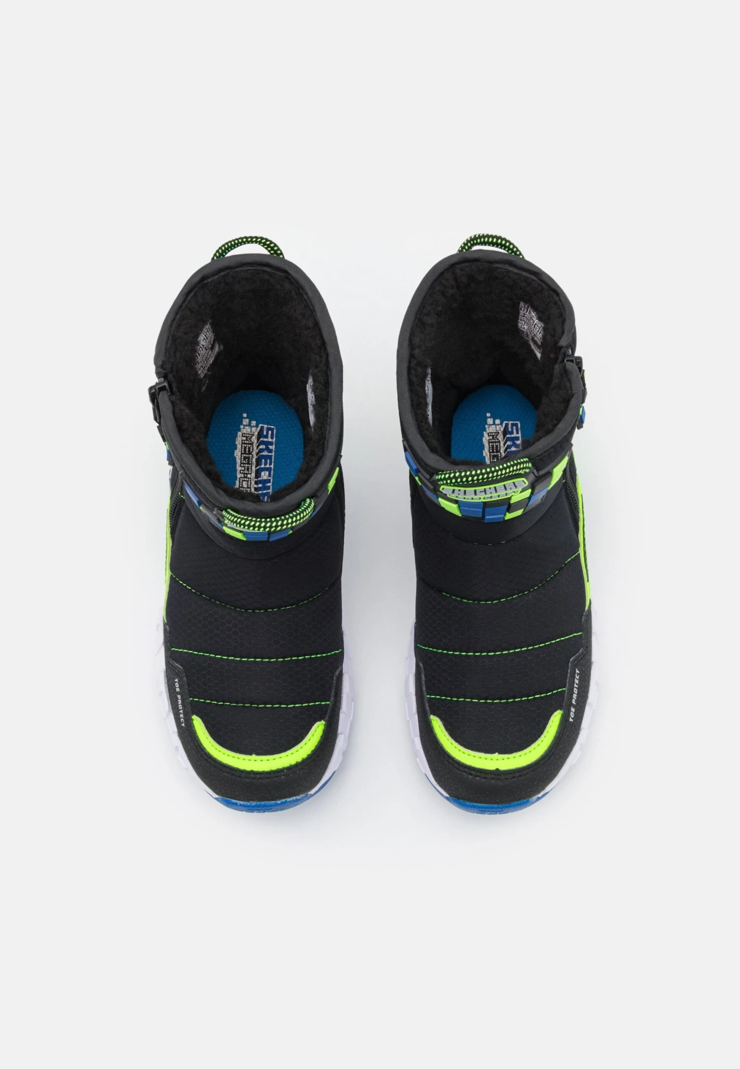 Skechers Mega-Craft - Korte Laarzen - Black/Blue/Green 4 Skechers Mega-Craft - Korte Laarzen - Black/Blue/Green - Afbeelding 4