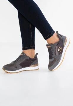 Skechers Sneakers Laag - Charcoal/Rose Gold