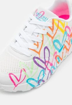Skechers Uno Lite - Sneakers Laag - White/Neon Multi-Coloured -Aanbiedingen Skechers Winkel ac9812e096154a5e9255ddd2e68088d3