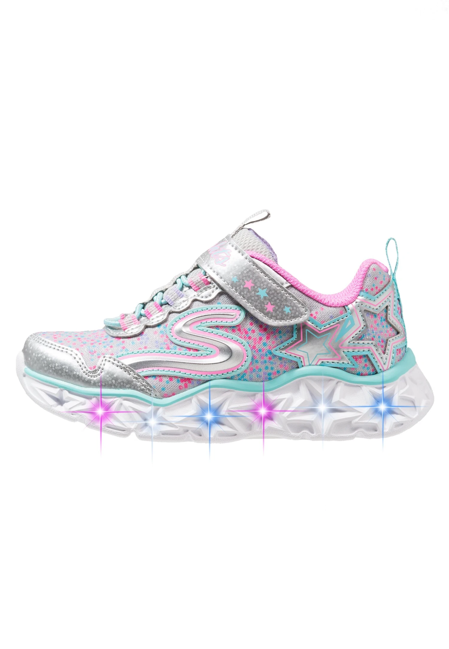 Skechers Galaxy Lights - Sneakers Laag - Silver/Multicolor 1 Skechers Galaxy Lights - Sneakers Laag - Silver/Multicolor