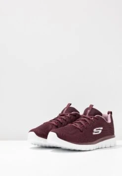 Skechers Graceful - Sneakers Laag - Wine/Lavender Trim -Aanbiedingen Skechers Winkel b3cae3618d17494ab321b50b5f91b044