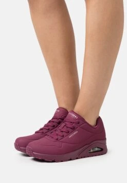 Uno - Sneakers Laag - Plum Durabuck