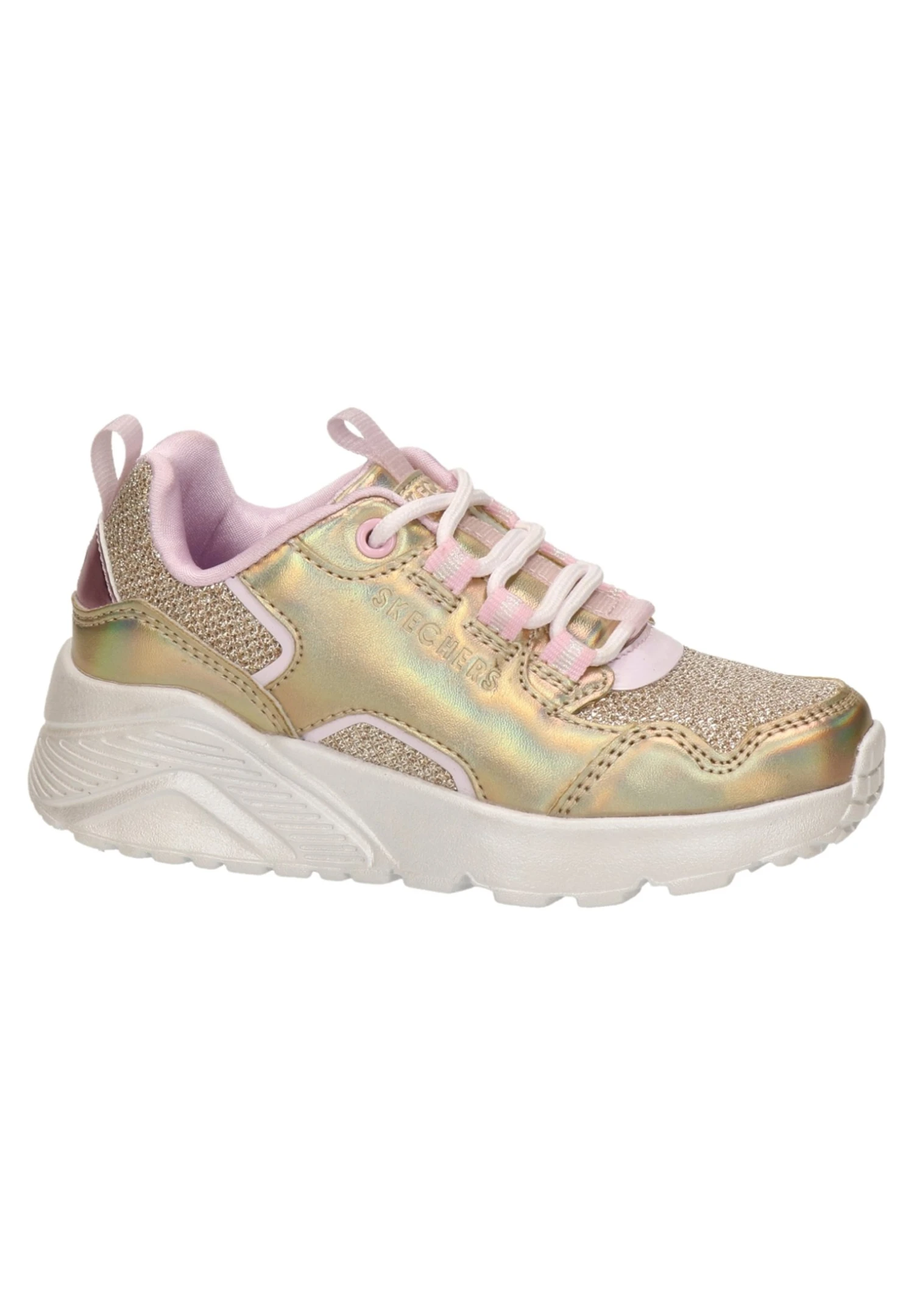 Skechers Uno Lite Metallic Pops - Sneakers Laag - Goud 6 Skechers Uno Lite Metallic Pops - Sneakers Laag - Goud - Afbeelding 6