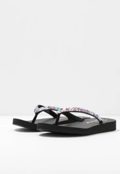 Skechers Meditation - Teensandalen - Black/Multicolor -Aanbiedingen Skechers Winkel c52b28d067b24c64a130b5a445ecf0cd