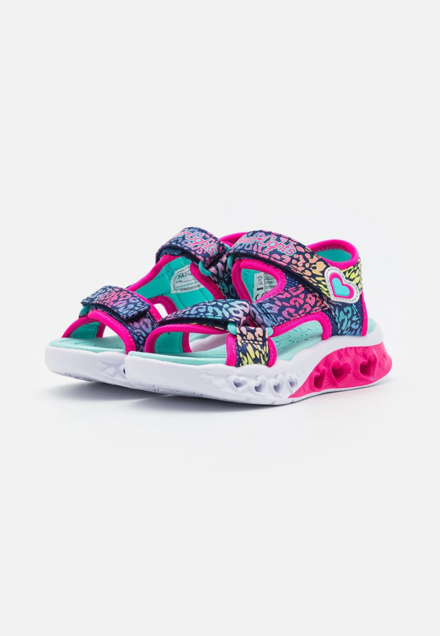 Skechers Flutter Hearts- Sandalen - Navy/Multi-Coloured 2 Skechers Flutter Hearts- Sandalen - Navy/Multi-Coloured - Afbeelding 2
