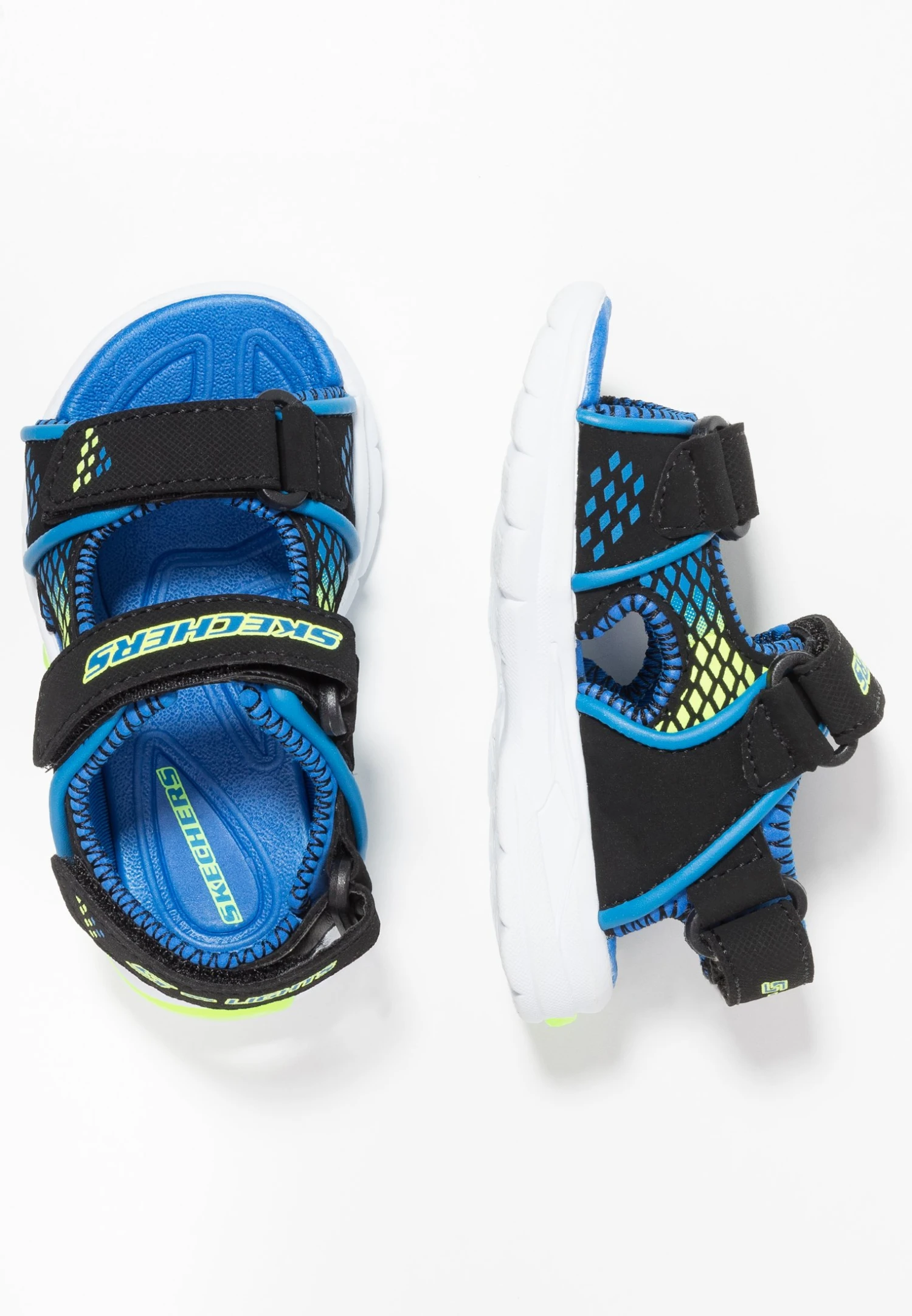 Skechers E-Ii Beach Glower - Outdoorsandalen - Black/Blue/Royal/Lime 2 Skechers E-Ii Beach Glower - Outdoorsandalen - Black/Blue/Royal/Lime - Afbeelding 2
