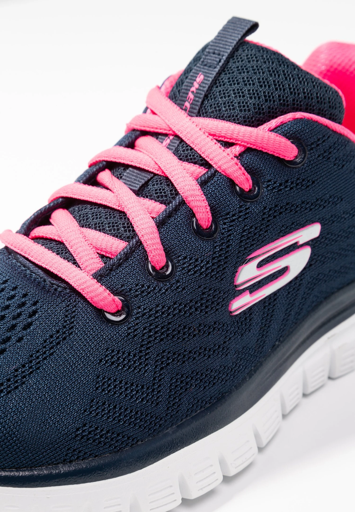 Skechers Graceful - Sneakers Laag - Navy/Hot Pink 3 Skechers Graceful - Sneakers Laag - Navy/Hot Pink - Afbeelding 3