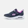 Skechers Microspec Max - Sneakers Laag - Navy/Pink