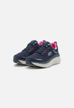 D'Lux Walker - Sneakers Laag - Navy/Coral/Light Blue Trim -Aanbiedingen Skechers Winkel cf83a7fac2ea4ee9877209fb267ae4f5