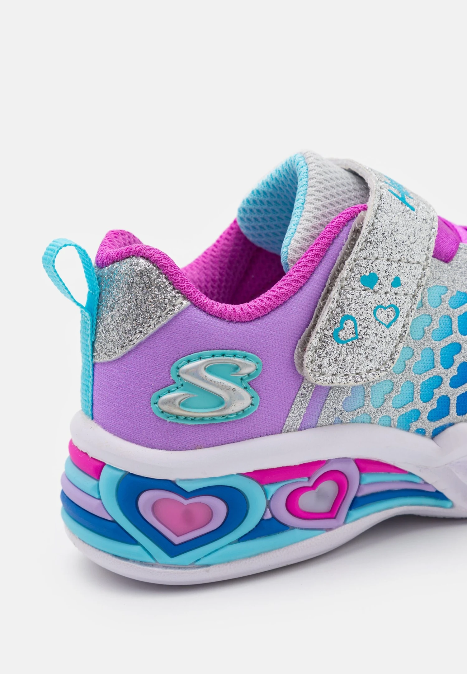 Skechers Sweetheart Lights - Sneakers Laag - Silver/Multicolor 6 Skechers Sweetheart Lights - Sneakers Laag - Silver/Multicolor - Afbeelding 6