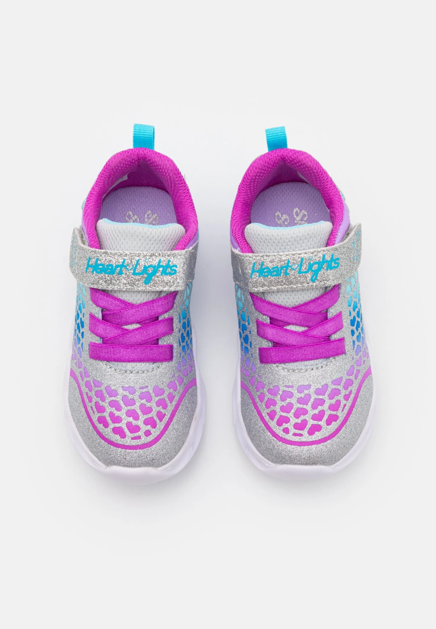 Skechers Sweetheart Lights - Sneakers Laag - Silver/Multicolor 4 Skechers Sweetheart Lights - Sneakers Laag - Silver/Multicolor - Afbeelding 4