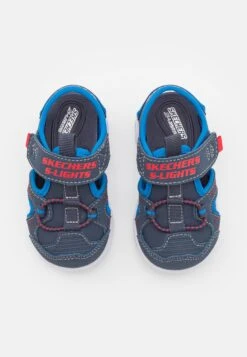 Skechers Lighted Fisherman Strap Pull Tab - Sandalen - Navy/Blue/Red -Aanbiedingen Skechers Winkel d55b6003409346c5be4b685c148c2ab6