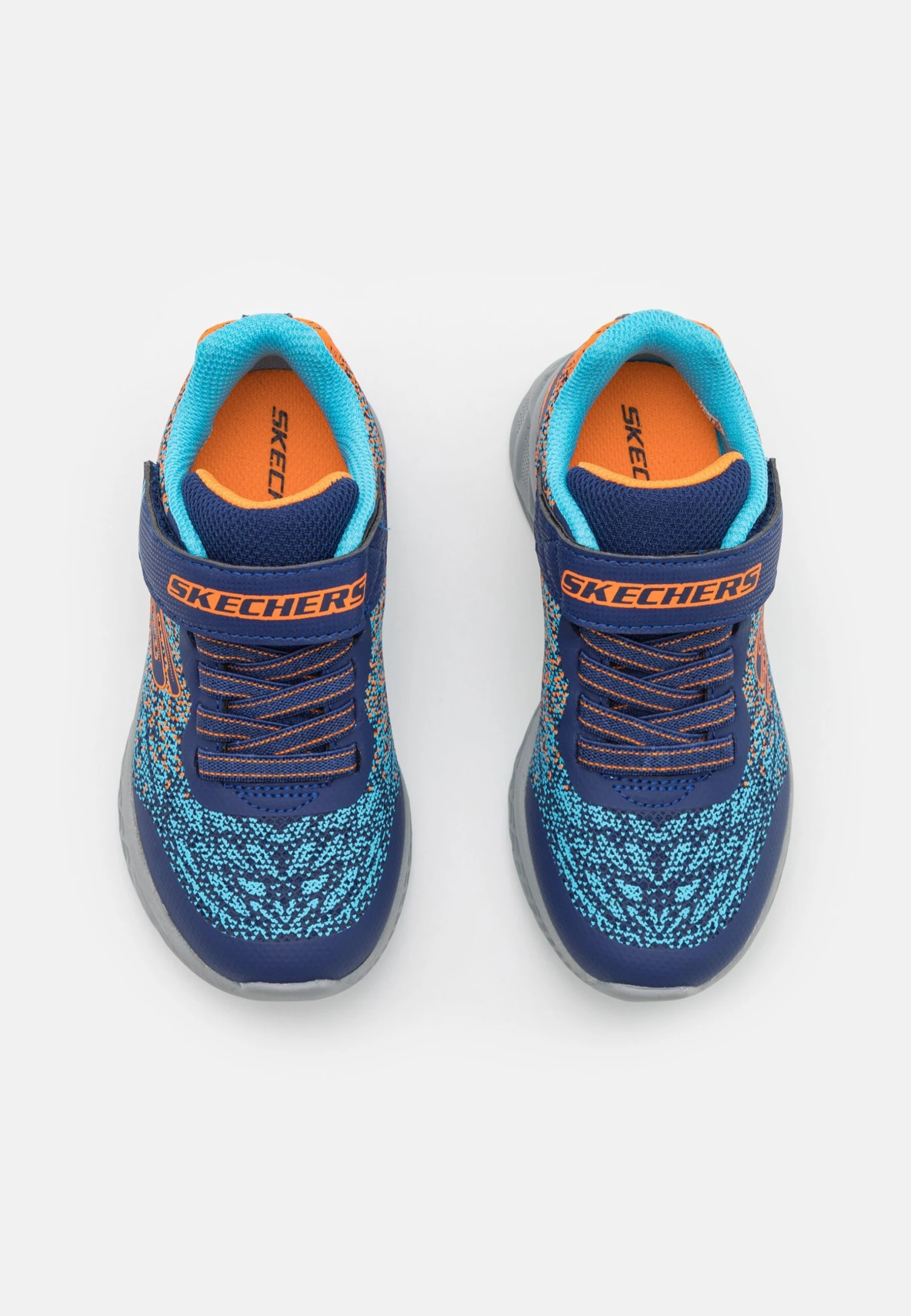 Skechers Microspec 2.0 - Sneakers Laag - Navy Blue/Orange 4 Skechers Microspec 2.0 - Sneakers Laag - Navy Blue/Orange - Afbeelding 4