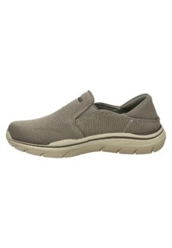Skechers Expected - Sneakers Laag - Taupe -Aanbiedingen Skechers Winkel d7f6fba8cbe84706b28733ab233d11af