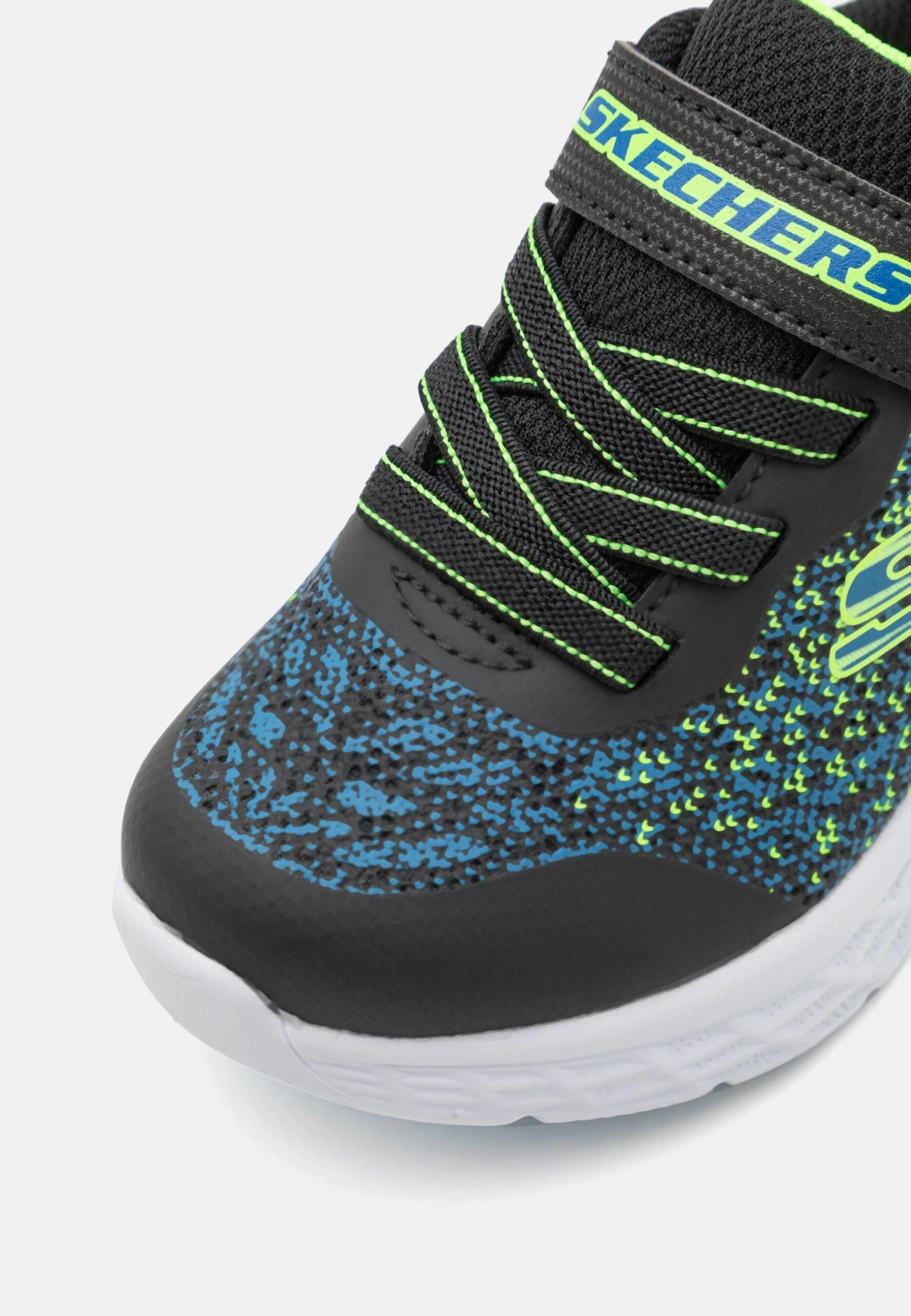 Skechers Microspec Ii - Sneakers Laag - Black/Blue/Lime 6 Skechers Microspec Ii - Sneakers Laag - Black/Blue/Lime - Afbeelding 6